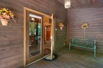 Awesome Retreat: Front Door of Cabin